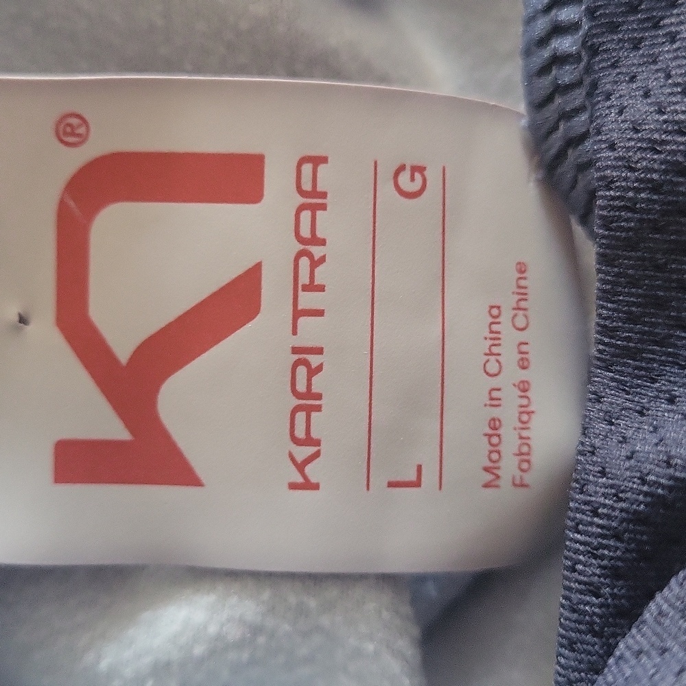 Kari Traa Karen Half Zip Midlayer Fleece Sporty Sweater Large - Picture 8 of 8